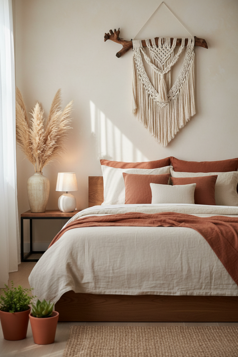 Painel Alma da Floresta - Quarto boho